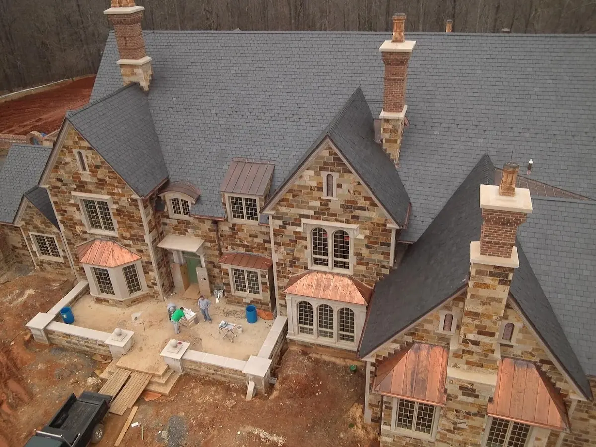 Craftsman Roofing Slate Roof Repair project in Lafayette
